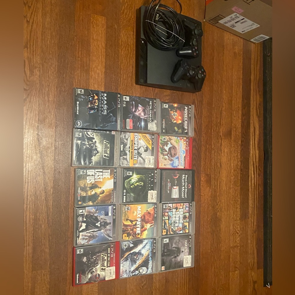 PS3 With 17 games and every cord needed